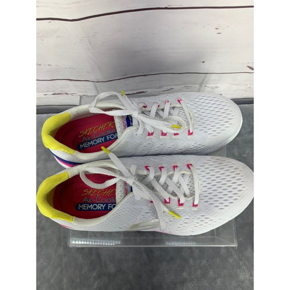 Skechers Air Cooled Memory‎ Foam Size 8 White Women's Sneakers - Picture 3 of 9
